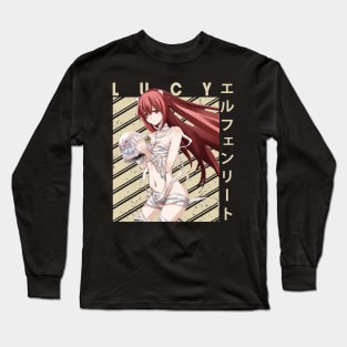 Elfen Lied Unbound Captivating Panels And Pages Long Sleeve T-Shirt